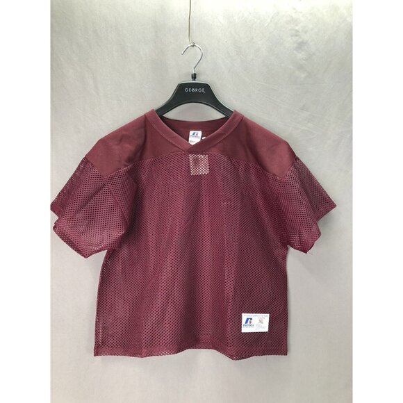 RUSSELL ATHLETICS TRAINING JERSEY MAROON UNISEX YOUTH SIZE XL NWT - Picture 1 of 4
